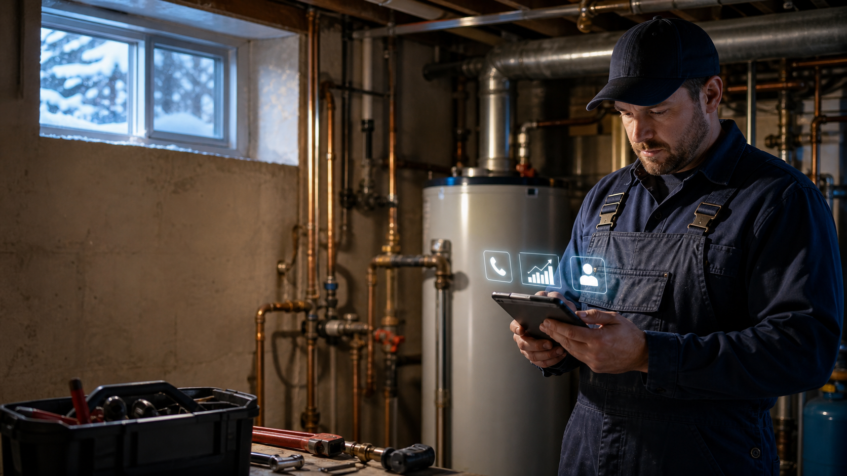 Plumber marketing agency in Buffalo NY helping plumbing contractors capture emergency and water heater repair leads