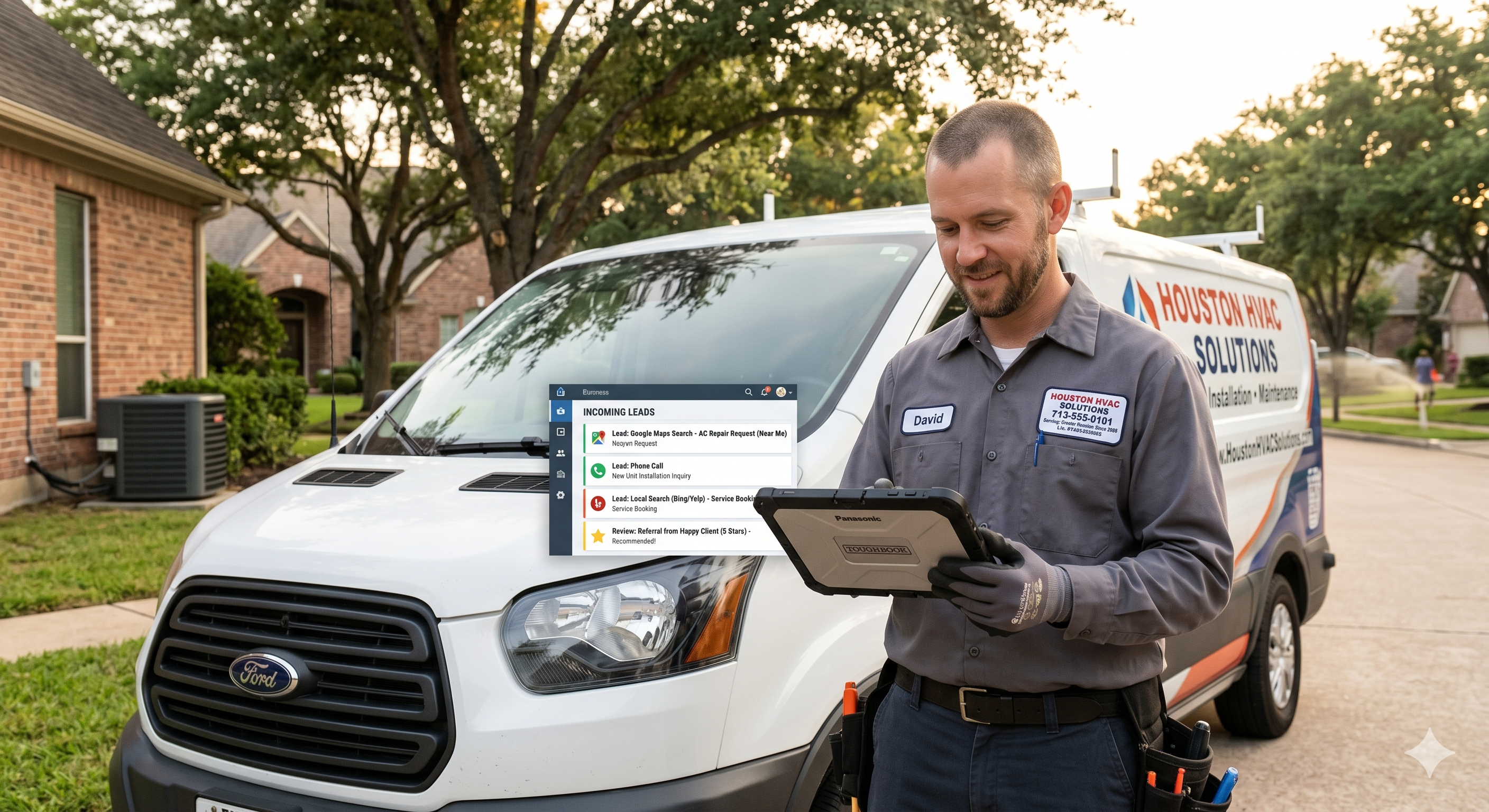 Best marketing channels for HVAC contractors in Houston including SEO ads and AI lead handling